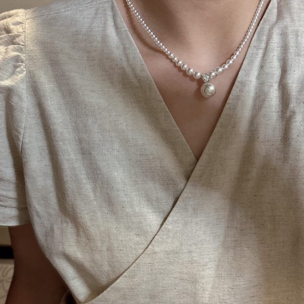 Wholesale 925 Sterling Silver Strong-light Pearl Necklace - Image 6