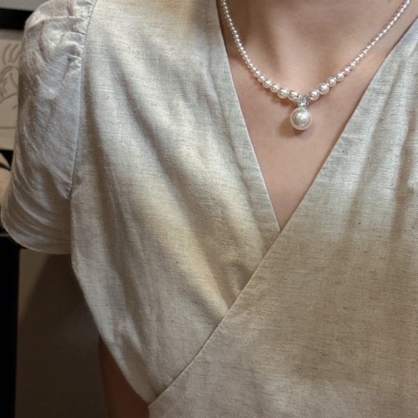 Wholesale 925 Sterling Silver Strong-light Pearl Necklace - Image 7