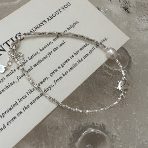 Wholesale 925 Sterling Silver Vintage kitten Bracelet