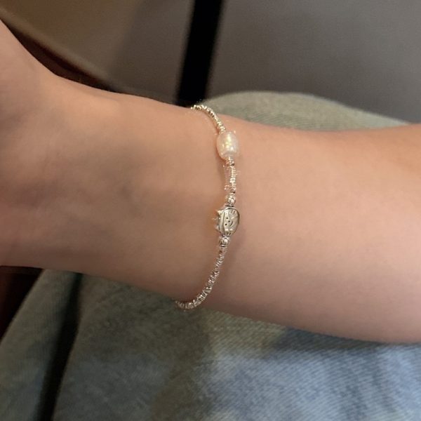 Wholesale 925 Sterling Silver Vintage kitten Bracelet - Image 6