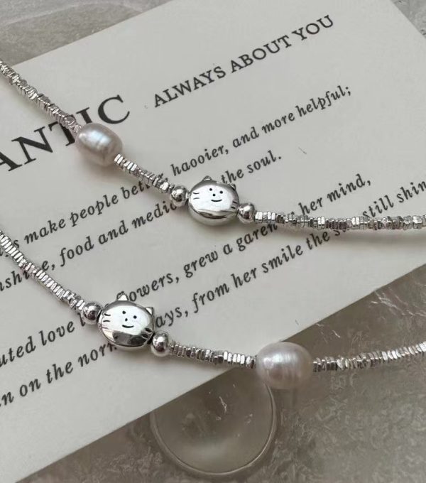 Wholesale 925 Sterling Silver Vintage kitten Bracelet - Image 3