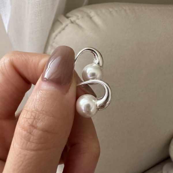 Wholesale 925 Sterling Silver Basic Pearl Earrings - Image 2