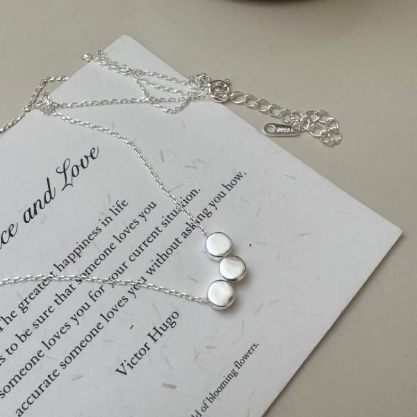 Wholesale 925 Sterling Silver Basic Collarbone Necklace - Image 2