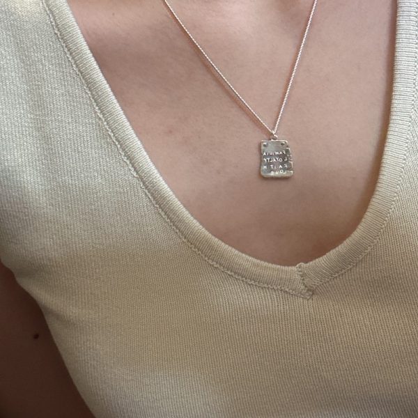 Wholesale 925 Sterling Silver Broken Card Necklace - Image 6