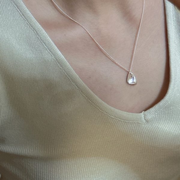 Wholesale 925 Sterling Silver Geometric Collarbone Necklace - Image 5