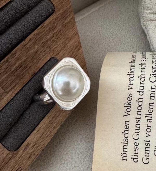 Wholesale 925 Sterling Silver Mabe Pearl Ring