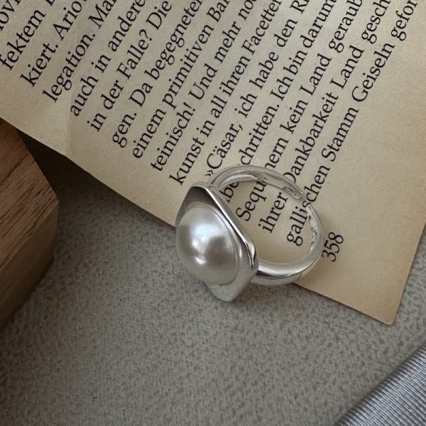 Wholesale 925 Sterling Silver Mabe Pearl Ring - Image 3