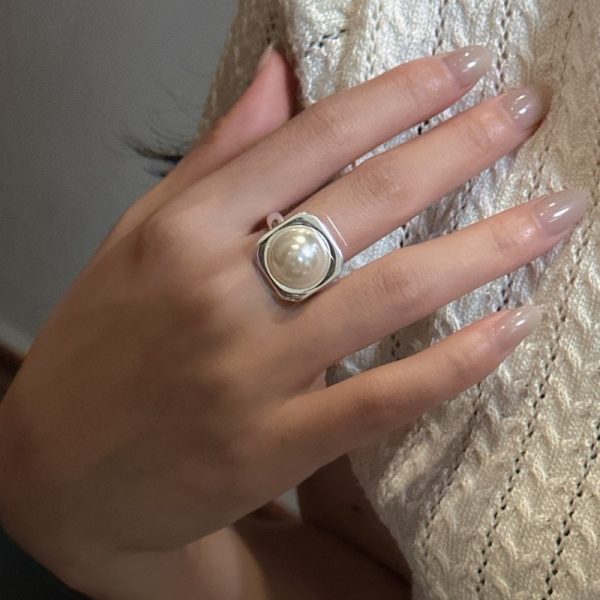 Wholesale 925 Sterling Silver Mabe Pearl Ring - Image 6