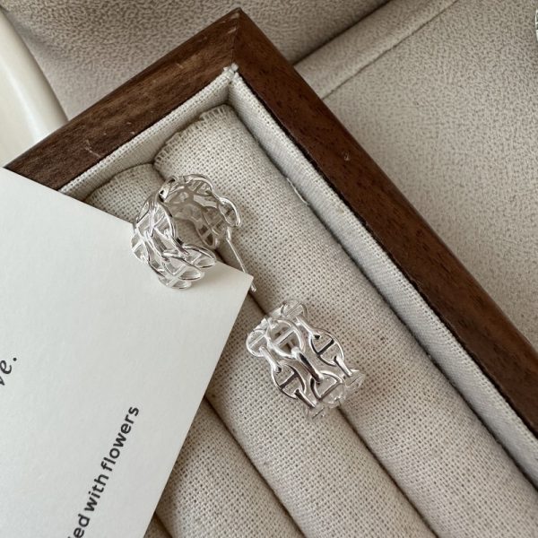 Wholesale 925 Sterling Silver Three Layers Earrings - Image 2