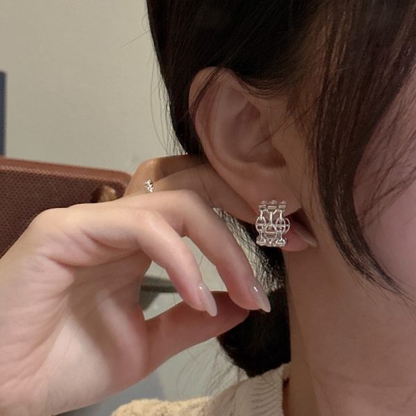 Wholesale 925 Sterling Silver Three Layers Earrings - Image 6