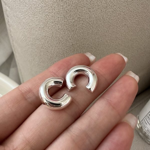 Wholesale 925 Sterling Silver U-shaped Earrings - Image 2