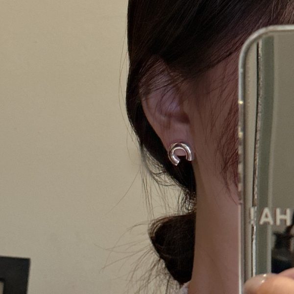 Wholesale 925 Sterling Silver U-shaped Earrings - Image 5