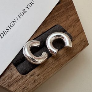 Wholesale 925 Sterling Silver U-shaped Earrings