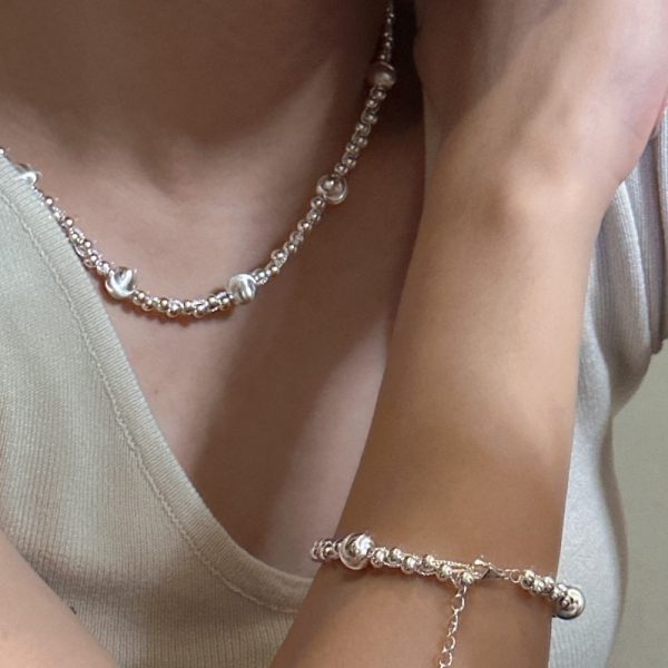 Wholesale 925 Sterling Silver Cat Eye Necklace & Bracelet - Image 5