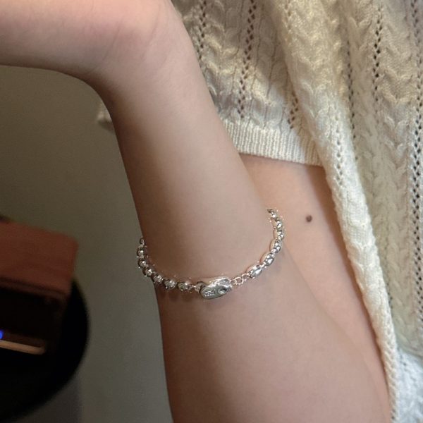 Wholesale 925 Sterling Silver Rice Bead Bracelet - Image 6