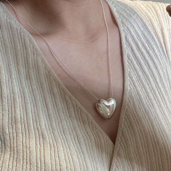 Wholesale 925 Sterling Silver Love Long Necklace - Image 4