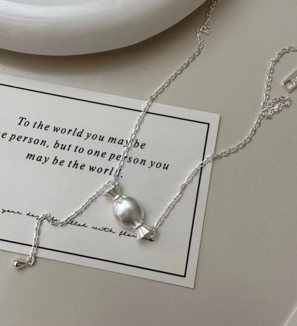 Wholesale 925 Sterling Silver Candy Necklace