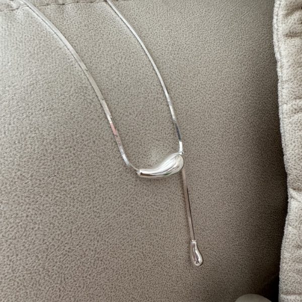 Wholesale 925 Sterling Silver Waterdrop Necklace - Image 3