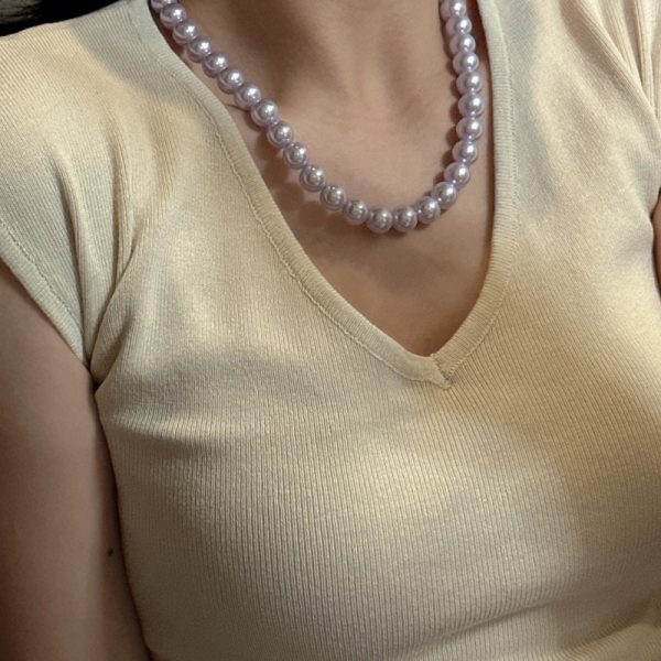 Wholesale 925 Sterling Silver Bright Blue Pearl Necklace - Image 6
