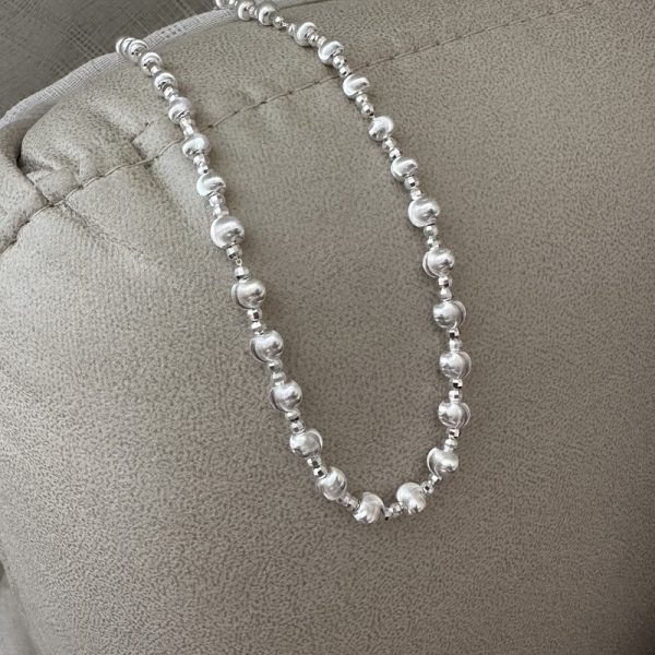 Wholesale 925 Sterling Silver Cat-eye Bead Necklace - Image 3