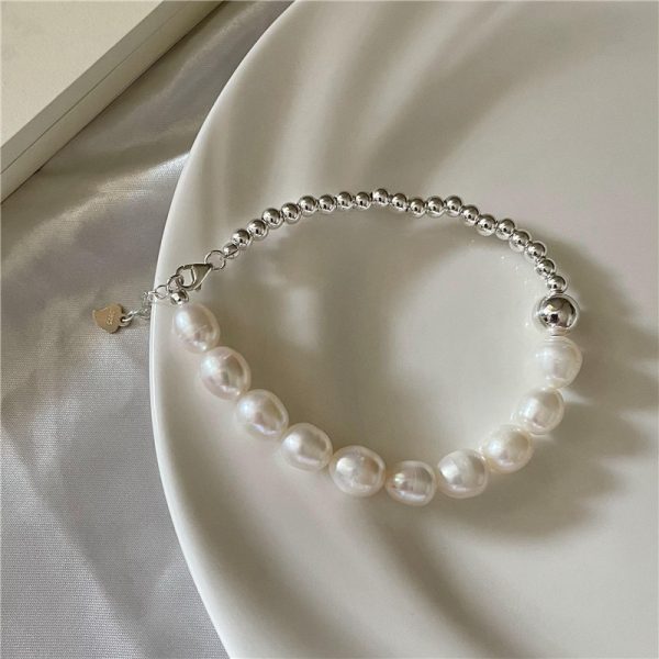 Wholesale 925 Sterling Silver Freshwater Pearl Bracelet
