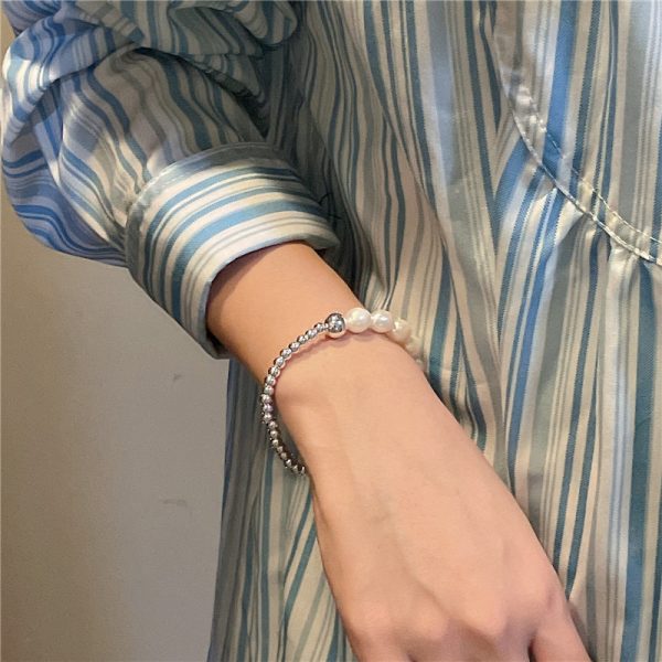 Wholesale 925 Sterling Silver Freshwater Pearl Bracelet - Image 5