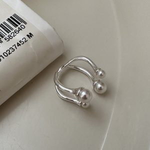 Wholesale 925 Sterling Silver Swarovski Pearl Ring