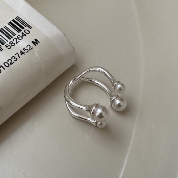 Wholesale 925 Sterling Silver Swarovski Pearl Ring