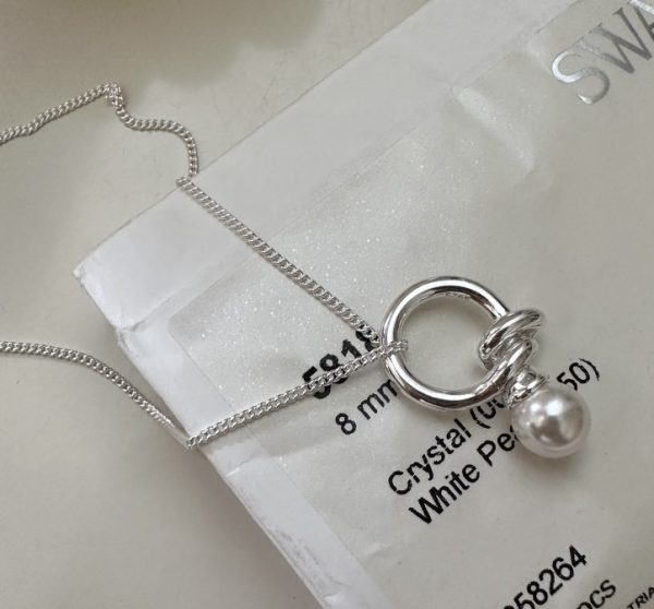Wholesale 925 Sterling Silver Swarovski Pearl Necklace - Image 3