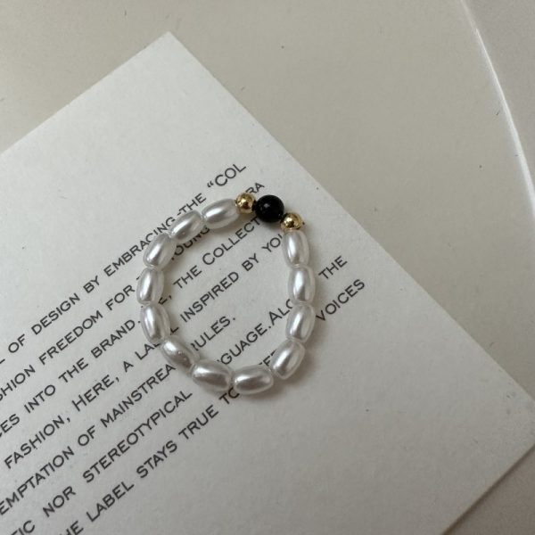 Wholesale 925 Sterling Silver Glass Pearl Ring - Image 4