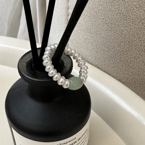 Wholesale 925 Sterling Silver Glass Pearl Ring - Image 5