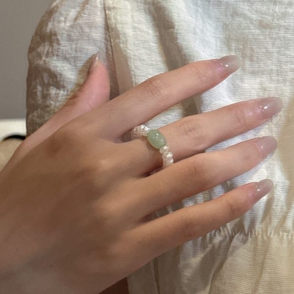 Wholesale 925 Sterling Silver Glass Pearl Ring - Image 9