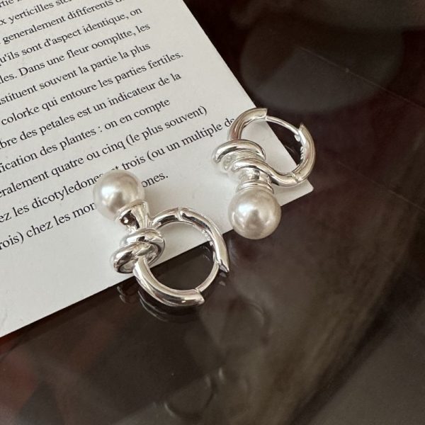 Wholesale 925 Sterling Silver Swarovski Pearl Earrings - Image 2