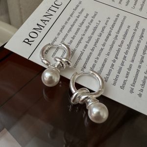 Wholesale 925 Sterling Silver Swarovski Pearl Earrings