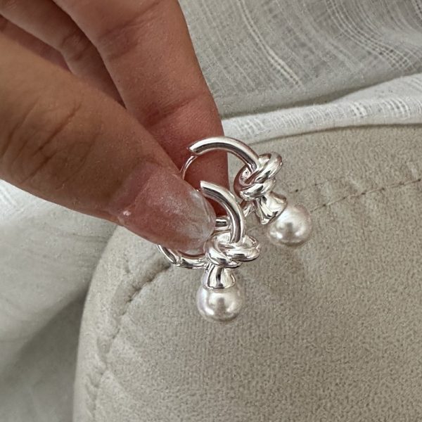 Wholesale 925 Sterling Silver Swarovski Pearl Earrings - Image 3