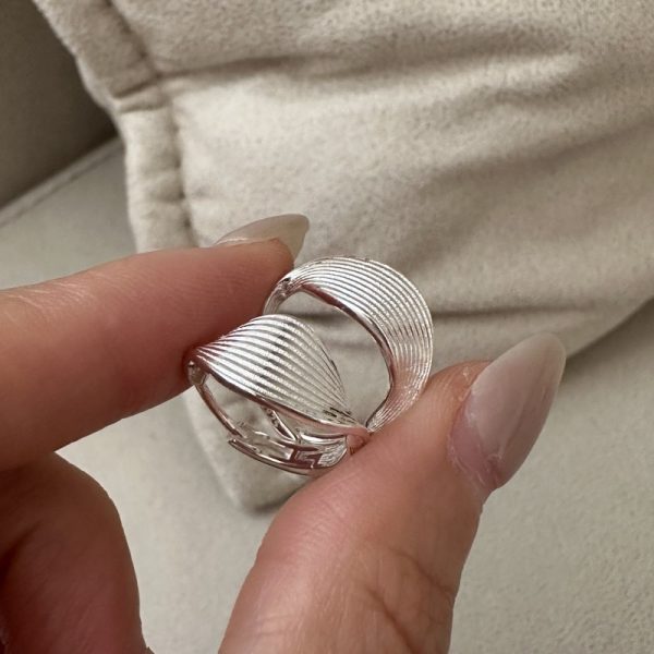 Wholesale 925 Sterling Silver Twist Buckle Earrings - Image 3