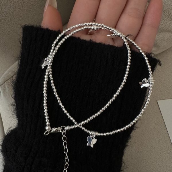 Wholesale 925 Sterling Silver Butterfly Necklace & Bracelet - Image 2