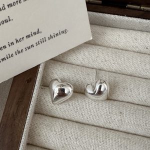 Wholesale 925 Sterling Silver Heart Earrings
