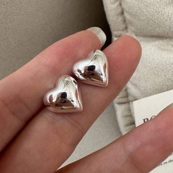 Wholesale 925 Sterling Silver Heart Earrings - Image 3