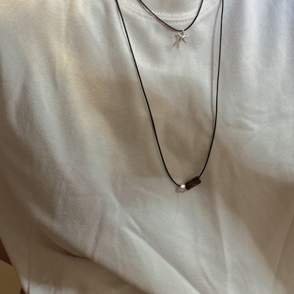 Wholesale 925 Sterling Silver Wood Grain Wax Cord Necklace - Image 5