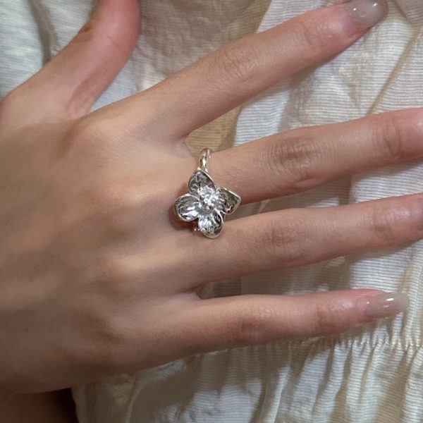 Wholesale 925 Sterling Silver Flower Ring - Image 6
