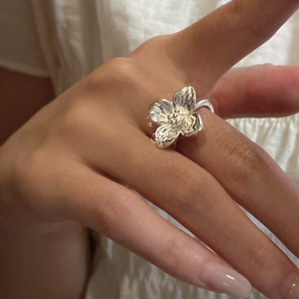 Wholesale 925 Sterling Silver Flower Ring - Image 4