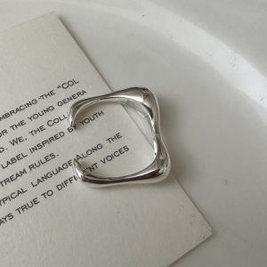 Wholesale 925 Sterling Silver Geometric Ring