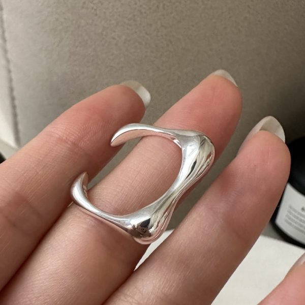 Wholesale 925 Sterling Silver Geometric Ring - Image 2