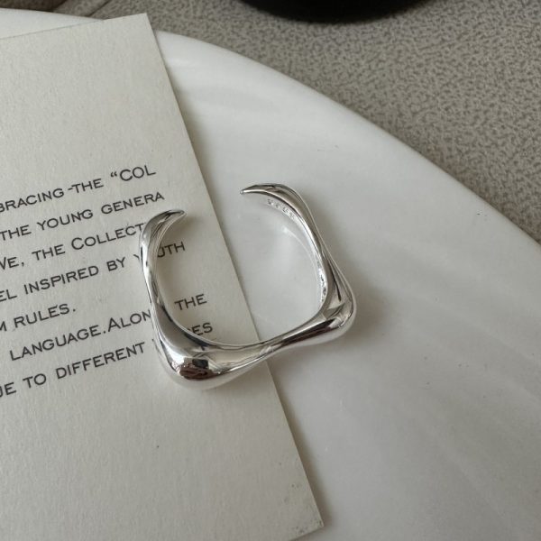 Wholesale 925 Sterling Silver Geometric Ring - Image 3