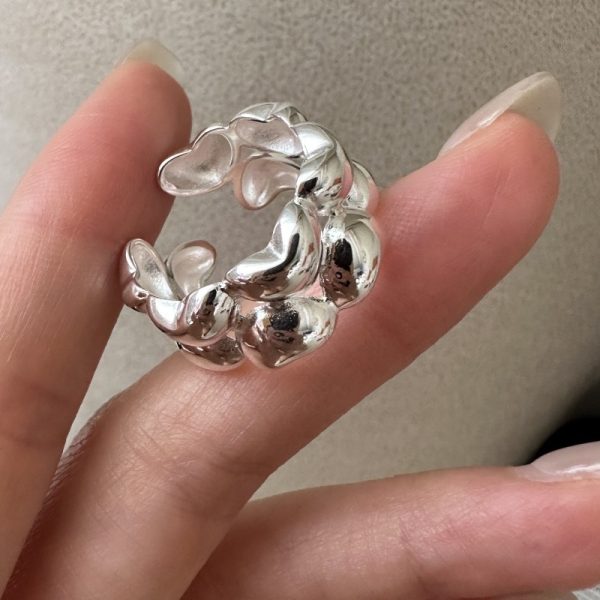 Wholesale 925 Sterling Silver Heart Ring - Image 2