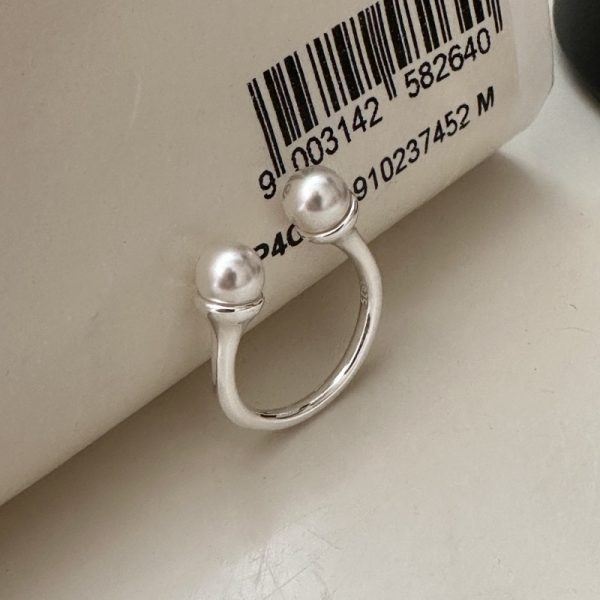 Wholesale 925 Sterling Silver Swarovski Pearl Ring - Image 2