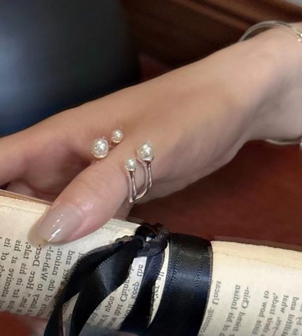 Wholesale 925 Sterling Silver Swarovski Pearl Ring - Image 5