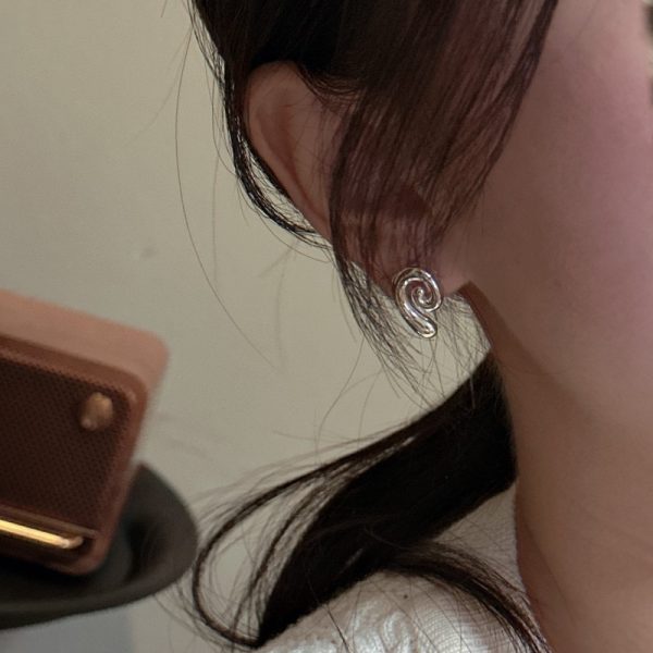 Wholesale 925 Sterling Silver Spiral Earrings - Image 4