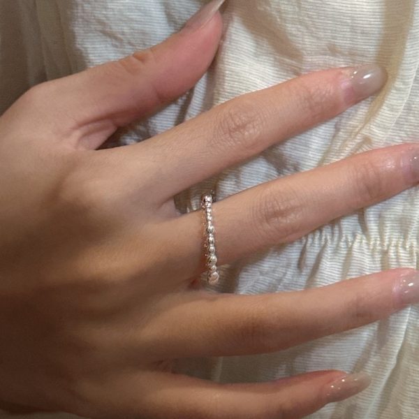 Wholesale 925 Sterling Silver Thin Bead Ring - Image 5